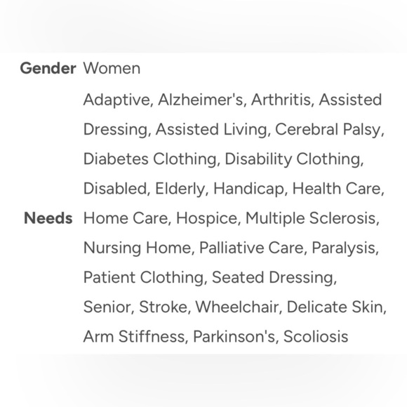 Silverts Black Embellished Long Sleeve Womens Top Assisted Dressing Small NWT - Picture 7 of 16